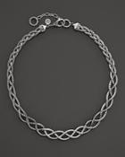 John Hardy Diamond Pave Sterling Silver Classic Chain Collar Necklace, .93 Ct. T.w.