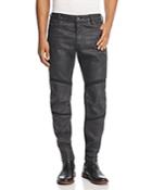 G-star Raw Motac 3d Slim Fit Coated Jeans In Dark Grey