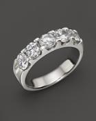 Certified Diamond 5 Station Band In 18k White Gold, 2.0 Ct. T.w. - 100% Exclusive