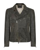 John Varvatos Star Usa Franco Leather Slim Fit Biker Jacket