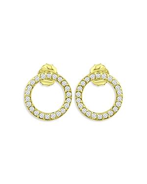 Bloomingdale's Marc & Marcella Diamond Circle Earrings In 18k Gold Plated Sterling Silver, 0.22 Ct. T.w. - 100% Exclusive