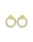 Bloomingdale's Marc & Marcella Diamond Circle Earrings In 18k Gold Plated Sterling Silver, 0.22 Ct. T.w. - 100% Exclusive