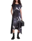 Allsaints Gianna Horse Print Midi Dress