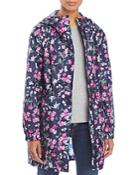 Joules Golightly Floral Print Packable Raincoat