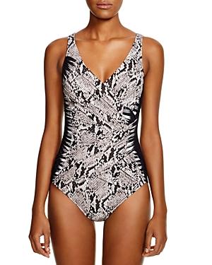 Gottex Argento Crossover One Piece Swimsuit