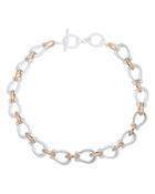 Lauren Ralph Lauren Two-tone Link Collar Necklace, 17