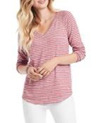 Nic+zoe Petites Relaxed Stripes Top
