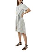 Karen Millen High/low Striped Shirt Dress