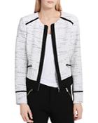 Calvin Klein Tweed Zip Jacket