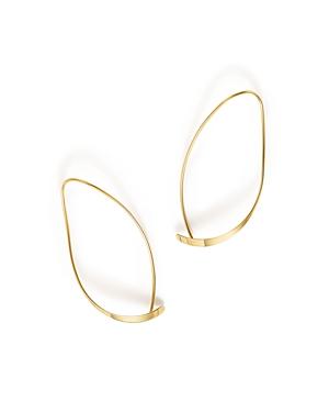Bloomingdale's 14k Yellow Gold Curved Sweep Earrings - 100% Exclusive