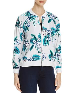 Cupcakes And Cashmere Anjelica Floral Bomber Jacket
