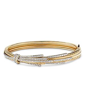 David Yurman 18k Yellow Gold Angelika Diamond Spray Bracelet