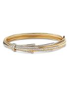 David Yurman 18k Yellow Gold Angelika Diamond Spray Bracelet