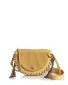 See By Chloe Kriss Whipstitch Small Leather And Suede Crossbody