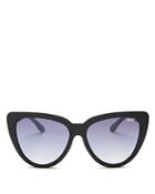 Quay Stray Cat Oversized Cat Eye Sunglasses, 57mm