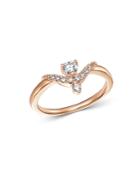 Bloomingdale's Diamond Chevron Ring In 14k Rose Gold, 0.30 Ct. T.w. - 100% Exclusive