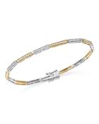 Bloomingdale's Diamond Bracelet In 14k White & Yellow Gold, 1.0 Ct. T.w. - 100% Exclusive