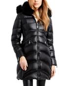 Dawn Levy Cloe Shearling Trimmed Puffer Coat