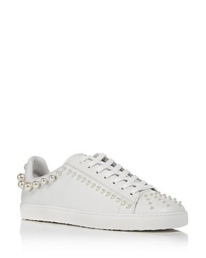 Stuart Weitzman Women's Goldie Embellished Low Top Sneakers