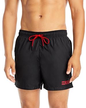 Hugo Haiti Logo Print Regular Fit Swim Trunks