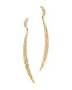 Madhuri Parson 18k Yellow Gold Diamond Essentials Elegant Warrior Earrings