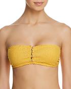 Vix Gold Scales Bandeau Bikini Top