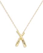 Bloomingdale's X Pendant Necklace In 14k Yellow Gold, 18 - 100% Exclusive