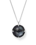 Ippolita Sterling Silver Rock Candy Doublet Pendant Necklace In Clear Quartz And Hematite, 31