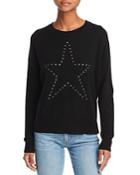 Aqua Cashmere Grommet Star Cashmere Sweater - 100% Exclusive