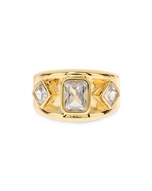 Luv Aj Baguette Bezel Signet Ring
