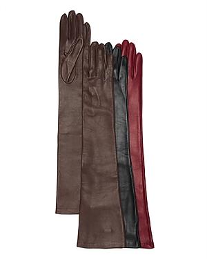 Bloomingdale's Long Leather Gloves