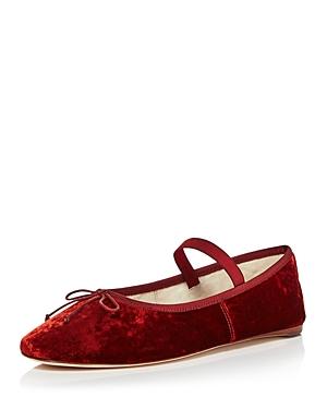 Loeffler Randall Women's Leonie Soft Velvet Ballet Flats
