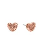 Michael Kors Pave Heart Stud Earrings