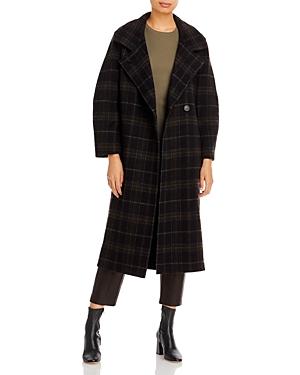 Vince Plaid Coat