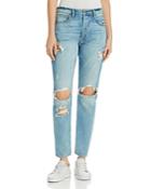 Frame Le Original Distressed Straight-leg Jeans In Pomdale