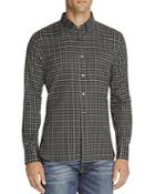 Todd Snyder Heather Check Regular Fit Button Down Shirt