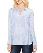 Vince Camuto Directional Stripe Utility Shirt