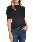 Cece Ruched Sleeve Top