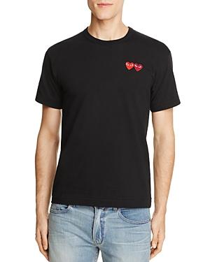 Comme Des Garcons Play Double-heart Tee