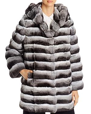 Maximilian Furs Chinchilla Hooded Jacket - 100% Exclusive
