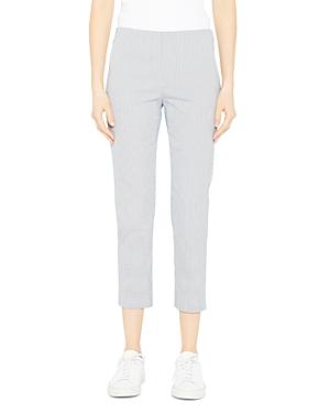 Theory Cotton Blend Cropped Pants