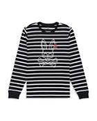 Psycho Bunny Parkhouse Striped Long Sleeve Tee