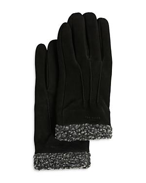 Ted Baker Suede Fleece Lined Gloves