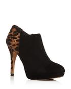 Vince Camuto Women's Elvin Leopard-print Calf Hair High-heel Booties