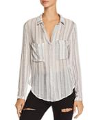 Bella Dahl Hipster Striped Button-down Shirt