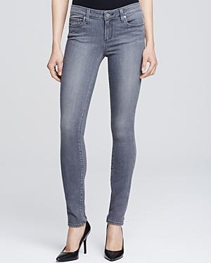 Paige Denim Silvie Transcend Verdugo Jeans In Light Grey