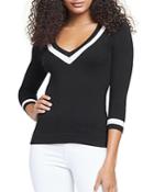 L'agence Axelle V Neck Sweater