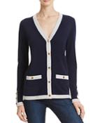 C By Bloomingdale's Button Cashmere Cardigan