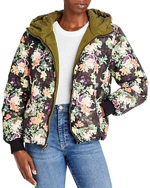 Alice And Olivia Durham Reversible Hooded Puffer Coat