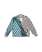 Blue Sky Inn Checkered Pool Oversized Fit Long Sleeve Shirt